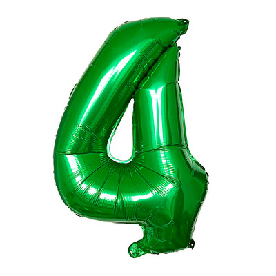 32/40 inch Baloane cu numere de culoare verde deschis Balon din folie Jungle Safari Zi de naștere Balon pentru petrecere Balon 0 1 2 3 4 5 6 7 8 9 Globo