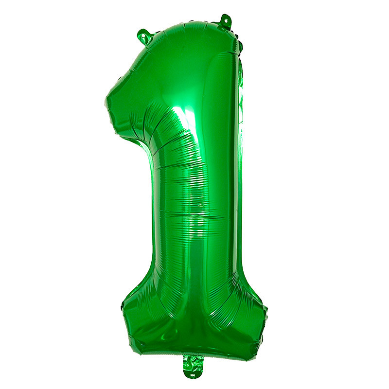 32/40 inch Baloane cu numere de culoare verde deschis Balon din folie Jungle Safari Zi de naștere Balon pentru petrecere Balon 0 1 2 3 4 5 6 7 8 9 Globo