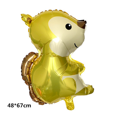 Žirafa Životinje iz džungle Baloni Zebra Slon Majmun Baloni od folije Dječji Safari Dekoracija za rođendansku zabavu Baby Shower Helium Globos