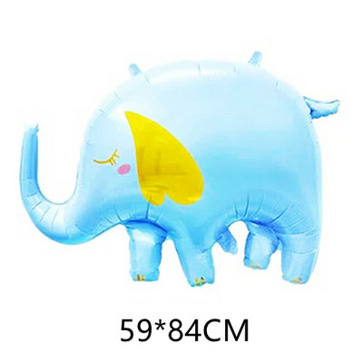 Žirafa Životinje iz džungle Baloni Zebra Slon Majmun Baloni od folije Dječji Safari Dekoracija za rođendansku zabavu Baby Shower Helium Globos