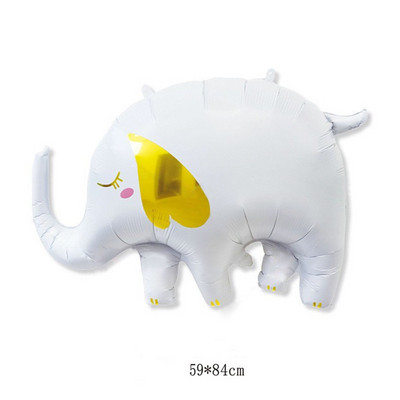 Žirafa Životinje iz džungle Baloni Zebra Slon Majmun Baloni od folije Dječji Safari Dekoracija za rođendansku zabavu Baby Shower Helium Globos