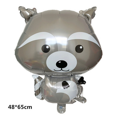 Žirafa Životinje iz džungle Baloni Zebra Slon Majmun Baloni od folije Dječji Safari Dekoracija za rođendansku zabavu Baby Shower Helium Globos