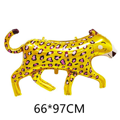 Žirafa Životinje iz džungle Baloni Zebra Slon Majmun Baloni od folije Dječji Safari Dekoracija za rođendansku zabavu Baby Shower Helium Globos