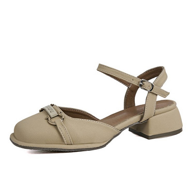 Αντιολισθητικά πέδιλα με στρογγυλά δάχτυλα Γυναικεία casual 2023 Summer Hollow Κομψά παπούτσια Κορεατικά παπούτσια για πάρτι μόδας Γυναικεία παπούτσια σχεδιασμού