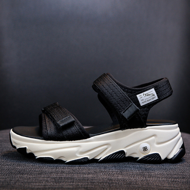 Sporta Sandales Sieviešu 2023 Vasaras Sandales Sieviešu Sponge Kurpes Sieviešu Kurpes Biezas Zoles Sieviešu Kurpes Sandales Pludmales Kurpes