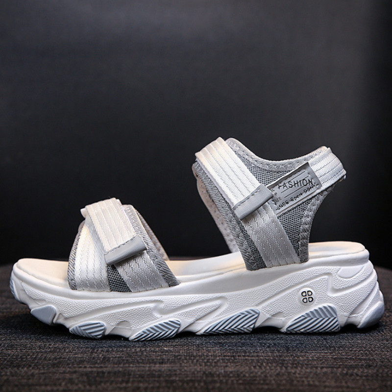 Sporta Sandales Sieviešu 2023 Vasaras Sandales Sieviešu Sponge Kurpes Sieviešu Kurpes Biezas Zoles Sieviešu Kurpes Sandales Pludmales Kurpes