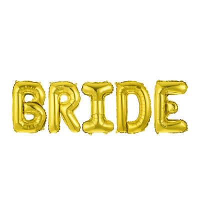 1 buc. 30 inch litera de mireasă balon din folie de aur roz, argintiu, aur, decorare nuntă, propunere de Ziua Îndrăgostiților, cadou pentru petrecere.