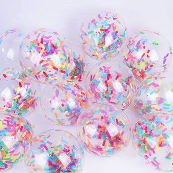 20 τεμ. 12 ιντσών Rainbow Confetti Balloons Ice Cream Mixed Color Balloon Wedding Anniversary Baby Shower