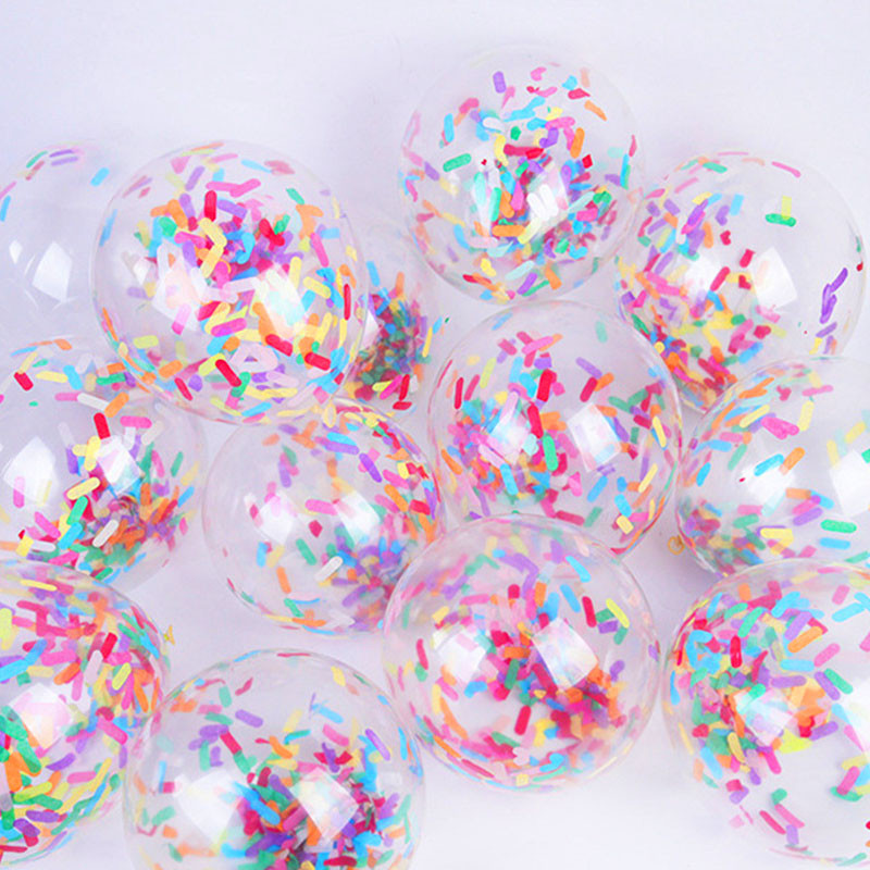 20db 12 hüvelykes szivárványos konfetti lufi fagylalt vegyes színű léggömb esküvői évfordulós dekoráció születésnapi parti babazuhany