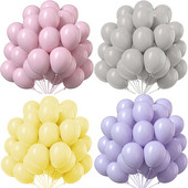 Baloane din latex Macaron de 12 inch Baloane de culoare roz pastelat Decoratiuni pentru nunta pentru petrecerea de nastere Baby Shower Jucarii pentru copii Bile cu heliu
