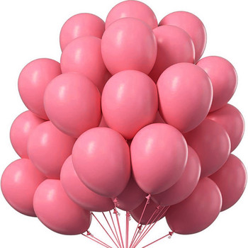 Μπαλόνια από λάτεξ Macaron 12 ιντσών Μπαλόνια με παστέλ ροζ χρώμα Διακοσμήσεις για πάρτι γενεθλίων γάμου Baby Shower Παιδικά παιχνίδια Μπάλες ηλίου