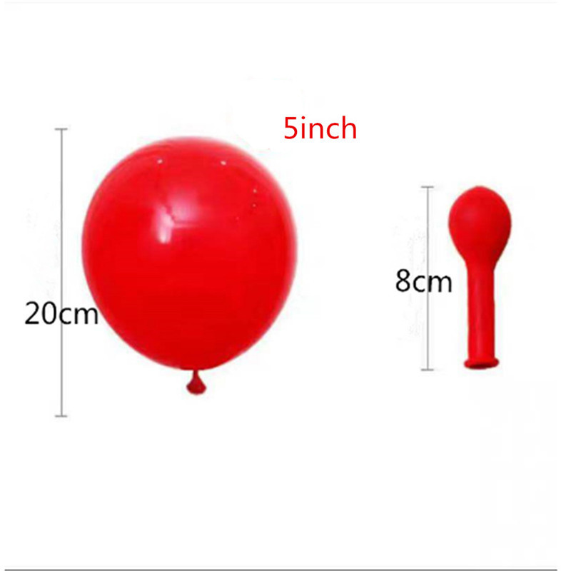 Latex léggömb születésnapi buli dekoráció Valentin nap esküvői babazuhany 5 hüvelykes 30/50/100db