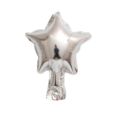 50 τεμ. 5 ιντσών Foil Star Balloons Heart balloon Στολισμός γάμου Ασημί Χρυσή καρδιά Μπαλόνια Γενέθλια Baby Shower Γάμος