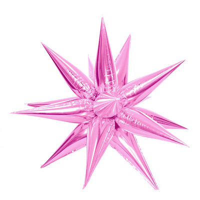 12 τμχ Explosion Star Foil Balloons Τελετή έναρξης για πάρτι γενεθλίων Διακόσμηση γάμου Διακοσμητικό μπαλονάκι με χωνάκι νερού