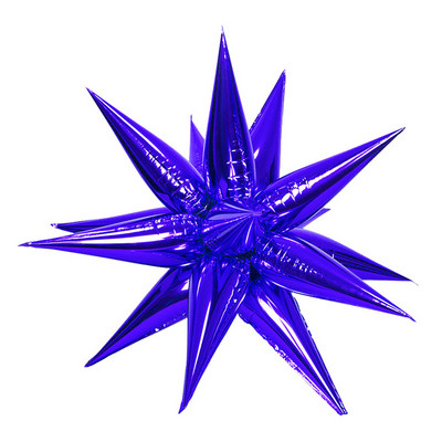 12 τμχ Explosion Star Foil Balloons Τελετή έναρξης για πάρτι γενεθλίων Διακόσμηση γάμου Διακοσμητικό μπαλονάκι με χωνάκι νερού