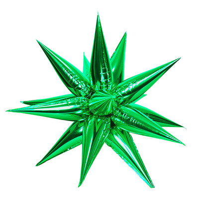 12 τμχ Explosion Star Foil Balloons Τελετή έναρξης για πάρτι γενεθλίων Διακόσμηση γάμου Διακοσμητικό μπαλονάκι με χωνάκι νερού