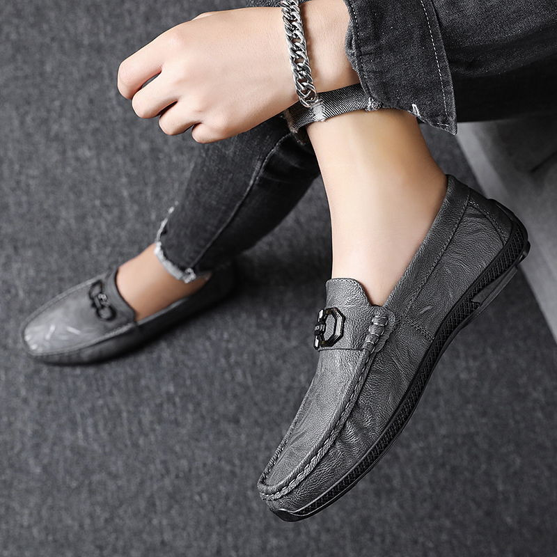 Férfi Cipők Naplopók 2020 Új tavaszi és őszi Kényelmes Férfi Lapos Divatos Cipők Férfi mokaszinok Férfi lábbelik Férfi alkalmi cipők