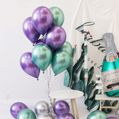 20 τμχ Μείγμα 10 ιντσών Χρυσό Ασημί Κόκκινο Μεταλλικό Γυαλιστερό Μεταλλικό Πέρλες Λάτεξ Μπαλόνια Διακόσμηση γάμου Ματ Globos Διακοσμήσεις για πάρτι γενεθλίων