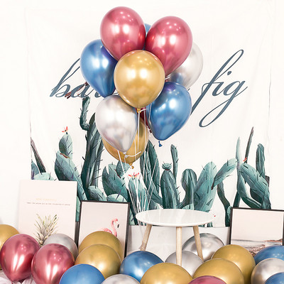 20 τμχ Μείγμα 10 ιντσών Χρυσό Ασημί Κόκκινο Μεταλλικό Γυαλιστερό Μεταλλικό Πέρλες Λάτεξ Μπαλόνια Διακόσμηση γάμου Ματ Globos Διακοσμήσεις για πάρτι γενεθλίων