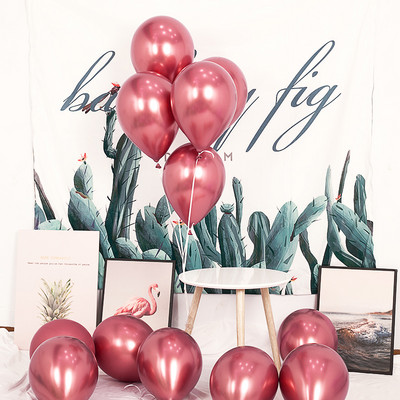 20 τμχ Μείγμα 10 ιντσών Χρυσό Ασημί Κόκκινο Μεταλλικό Γυαλιστερό Μεταλλικό Πέρλες Λάτεξ Μπαλόνια Διακόσμηση γάμου Ματ Globos Διακοσμήσεις για πάρτι γενεθλίων