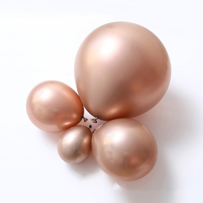 5/10/12/18 collu jauni hromēti metāliski lateksa baloni zelta sudraba apaļi baloni Dzimšanas dienas kāzu ballīšu dekoru piederumi uzpūšamie globo