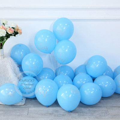 20/30/50 τεμ. 10 ιντσών μελάνι μπλε λατέξ μπαλόνια Χρόνια πολλά Διακόσμηση γάμου για πάρτι για μωρά Μπαλόνι ντους μωρού Its A Boy Air Ball Globos
