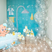 5/10/12/18/36 hüvelykes átlátszó latex léggömbök átlátszó léggömbök esküvői parti babazuhany dekoráció felfújható léggömbök