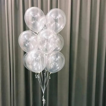 5/10/12/18/36inch Clear Latex Balloons Διάφανα μπαλόνια Γαμήλιο πάρτι Διακόσμηση Baby Shower Φουσκωτές μπάλες αέρα