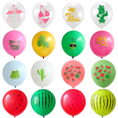 20KOM Tropski balon od lateksa Hawaii Luau Dekoracija za zabavu Flamingo Ananas Ljeto Plaža Bazen Rođendan Baby Shower Pokloni za zabavu