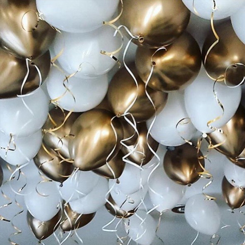 30 buc/lot 10 inch, metal, albastru, albastru, crom, argint, baloane pentru petrecere de aniversare, decorare de nunta, balon de jucărie pentru copii, bile cu aer Globo