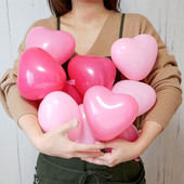 20/30/50 τμχ 10 ιντσών Κόκκινο Ροζ Λευκό Αγάπη Καρδιά Λατέξ Μπαλόνια Πρόταση Γάμου για την Ημέρα του Αγίου Βαλεντίνου Διακοσμήσεις δωματίου για πάρτι γενεθλίων