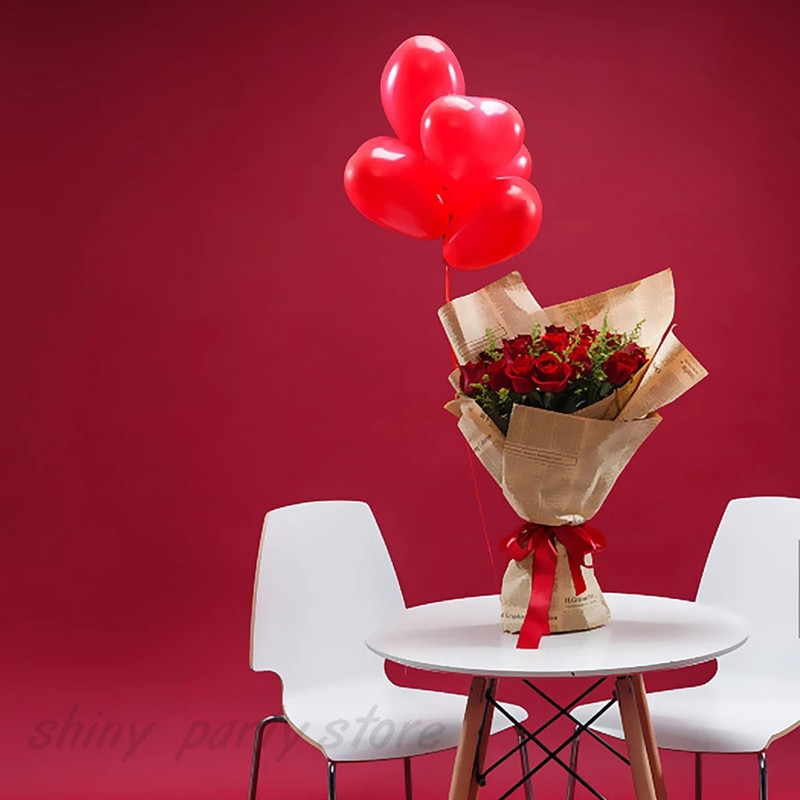 20/30/50 tk 10-tolline punane roosa valge armastussüda lateksist õhupallid Pulmapakkumine sõbrapäeva sünnipäevapeo ruumikaunistused