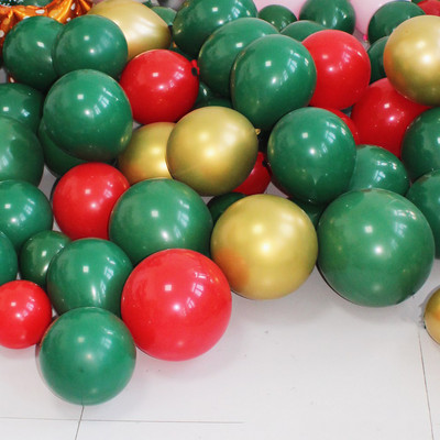 30gab Priecīgus Ziemassvētkus Lateksa Balons Ziemassvētku Dekorācija Ziemassvētku vecītis Sarkans Zaļš Balons Piepūšams Gaisa Globos Svētku ballītes dekors