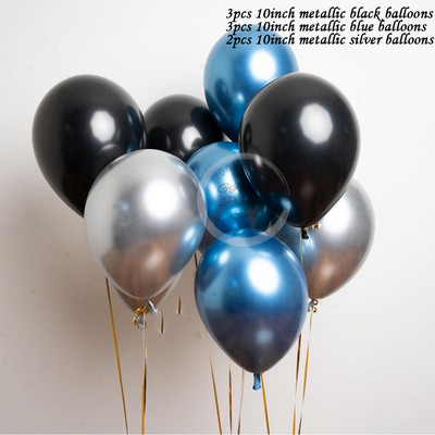 1 set amestec de baloane metalice inimă stea aur confetti baloane decorare petrecere de aniversare copii adulți bile de aer Globos decor nuntă