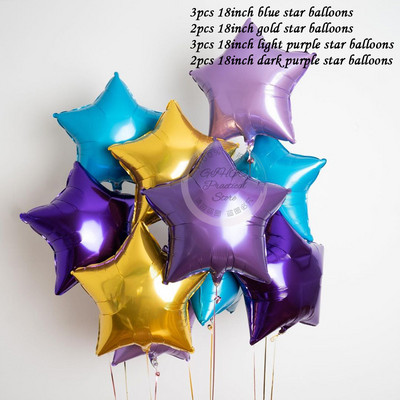 1 set amestec de baloane metalice inimă stea aur confetti baloane decorare petrecere de aniversare copii adulți bile de aer Globos decor nuntă