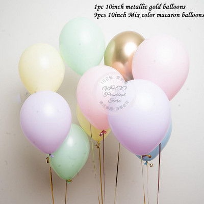 1 set amestec de baloane metalice inimă stea aur confetti baloane decorare petrecere de aniversare copii adulți bile de aer Globos decor nuntă