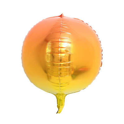 1PC Star&Heart 18/22 inch Metal 4D Disco Gradient Color Balon Decoratune pentru petrecerea de naștere de nuntă Baby Shower Recuzită foto