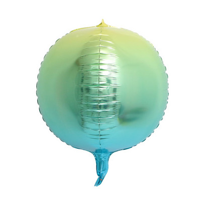 1PC Star&Heart 18/22 inch Metal 4D Disco Gradient Color Balon Decoratune pentru petrecerea de naștere de nuntă Baby Shower Recuzită foto