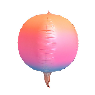 1PC Star&Heart 18/22 inch Metal 4D Disco Gradient Color Balon Decoratune pentru petrecerea de naștere de nuntă Baby Shower Recuzită foto