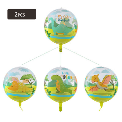 1 kom. Veliki 4D sastavljeni baloni od folije hodajućih dinosaura Jurski svijet Životinje iz džungle Rođendanski ukrasi za dječje zabave Dječačka igračka