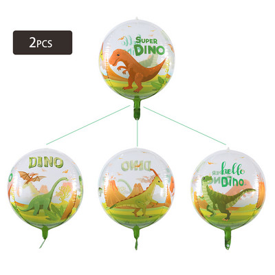 1 kom. Veliki 4D sastavljeni baloni od folije hodajućih dinosaura Jurski svijet Životinje iz džungle Rođendanski ukrasi za dječje zabave Dječačka igračka