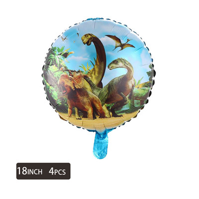 1 kom. Veliki 4D sastavljeni baloni od folije hodajućih dinosaura Jurski svijet Životinje iz džungle Rođendanski ukrasi za dječje zabave Dječačka igračka