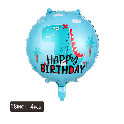 1 kom. Veliki 4D sastavljeni baloni od folije hodajućih dinosaura Jurski svijet Životinje iz džungle Rođendanski ukrasi za dječje zabave Dječačka igračka