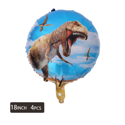 1 kom. Veliki 4D sastavljeni baloni od folije hodajućih dinosaura Jurski svijet Životinje iz džungle Rođendanski ukrasi za dječje zabave Dječačka igračka