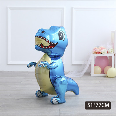1 kom. Veliki 4D sastavljeni baloni od folije hodajućih dinosaura Jurski svijet Životinje iz džungle Rođendanski ukrasi za dječje zabave Dječačka igračka