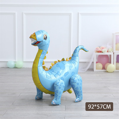 1 kom. Veliki 4D sastavljeni baloni od folije hodajućih dinosaura Jurski svijet Životinje iz džungle Rođendanski ukrasi za dječje zabave Dječačka igračka