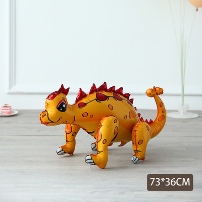 1 kom. Veliki 4D sastavljeni baloni od folije hodajućih dinosaura Jurski svijet Životinje iz džungle Rođendanski ukrasi za dječje zabave Dječačka igračka