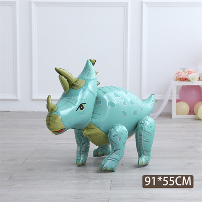 1 kom. Veliki 4D sastavljeni baloni od folije hodajućih dinosaura Jurski svijet Životinje iz džungle Rođendanski ukrasi za dječje zabave Dječačka igračka