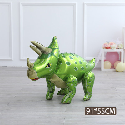 1 kom. Veliki 4D sastavljeni baloni od folije hodajućih dinosaura Jurski svijet Životinje iz džungle Rođendanski ukrasi za dječje zabave Dječačka igračka