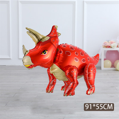 1 kom. Veliki 4D sastavljeni baloni od folije hodajućih dinosaura Jurski svijet Životinje iz džungle Rođendanski ukrasi za dječje zabave Dječačka igračka